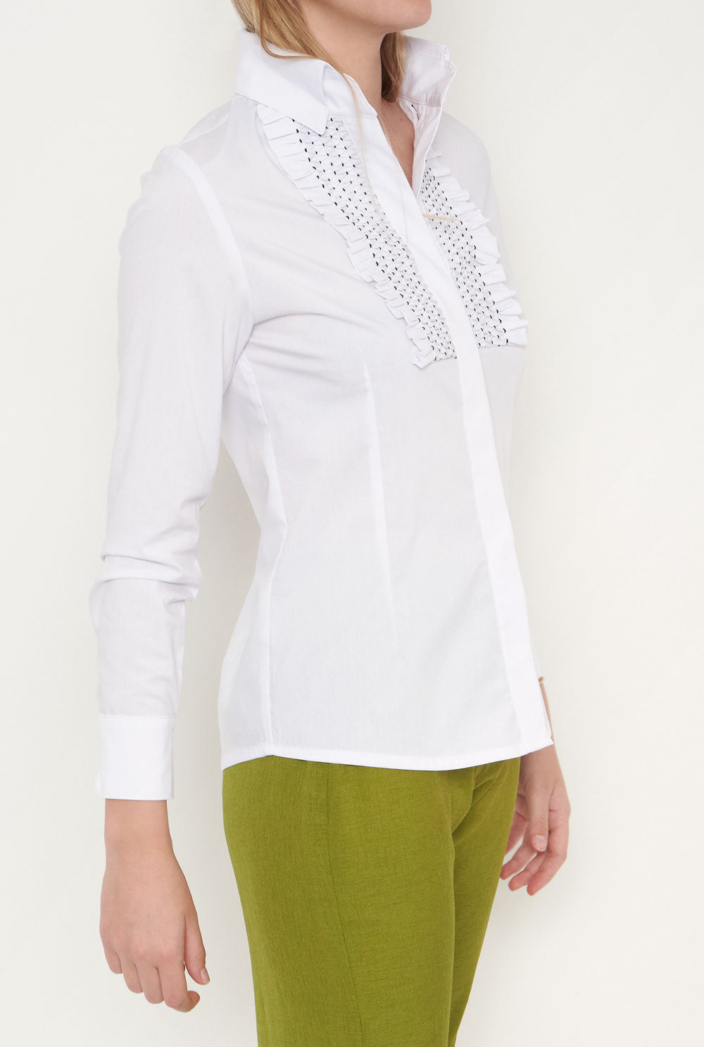 CAMISA MILA BLANCA
c/negro