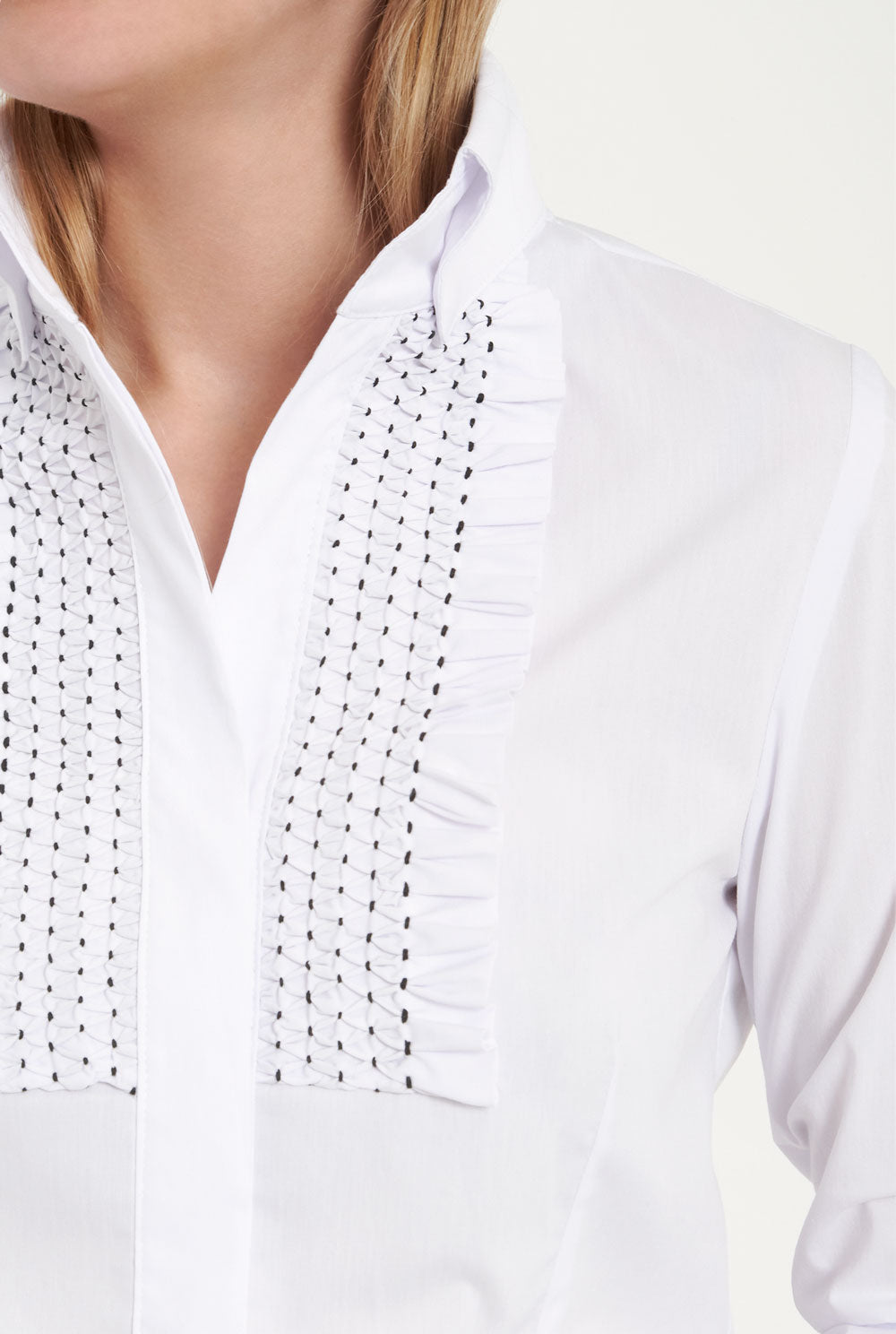 CAMISA MILA BLANCA
c/negro