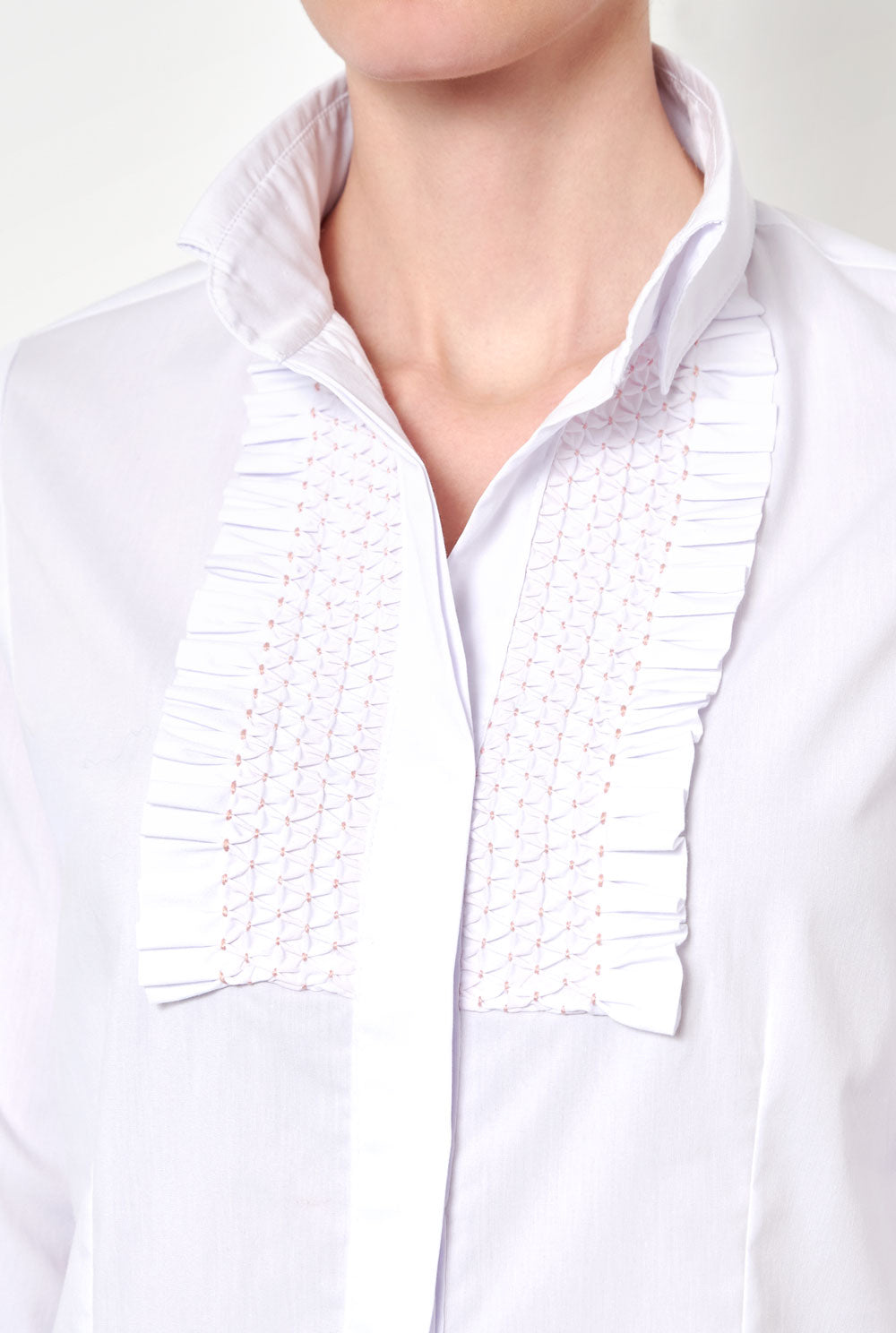 CAMISA MILA BLANCA
c/rosa