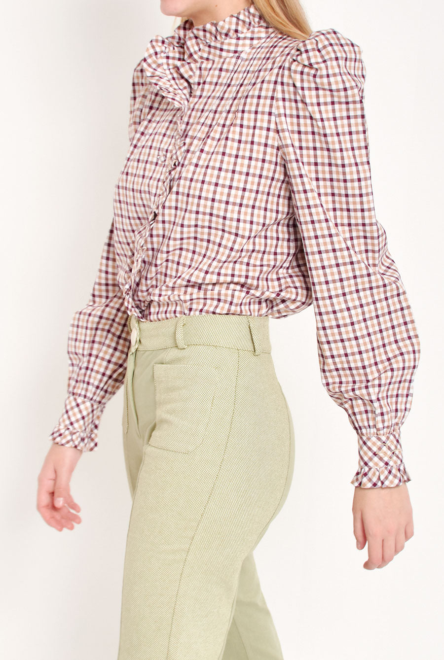 CAMISA VIOLET CAMEL -
BURDEOS