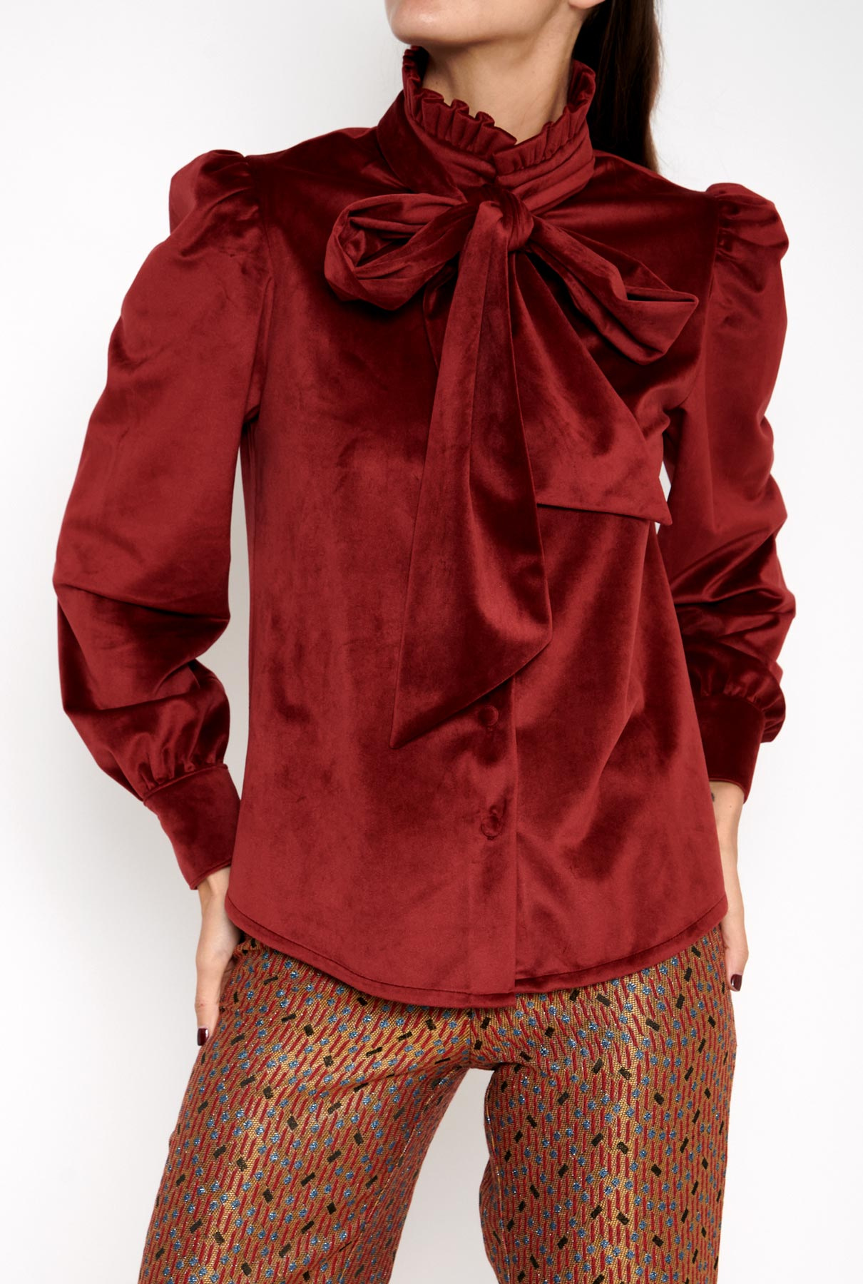 CAMISA DIANA TERCIOPELO