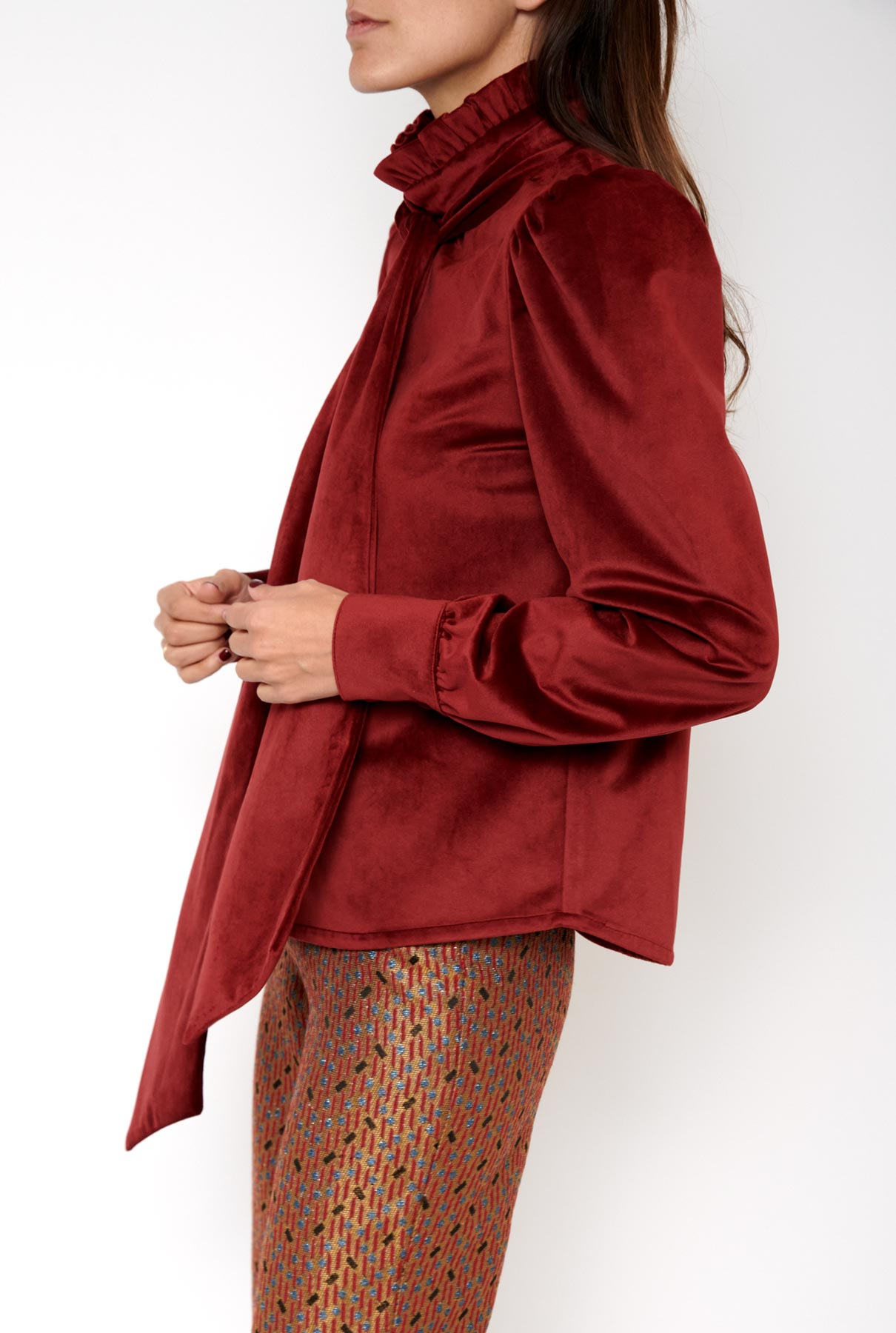 CAMISA DIANA TERCIOPELO