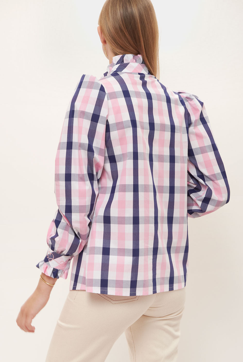 CAMISA VIOLET AZUL - ROSA