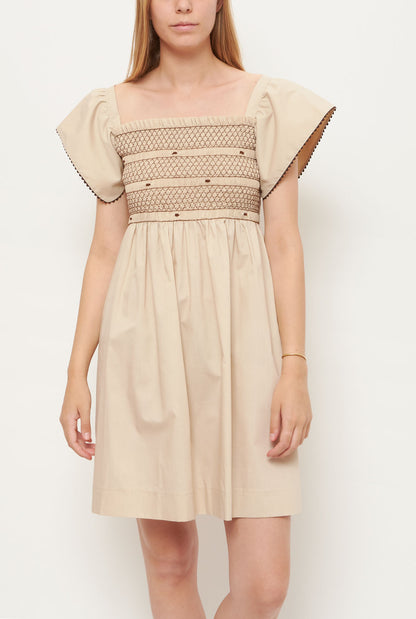 VESTIDO ABRIL BEIGE